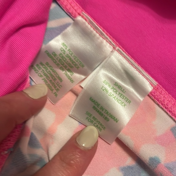 🦄 Lilly Pulitzer Gumbo Limbo Luxletic Weekender High Rise Leggings EUC - Picture 8 of 9